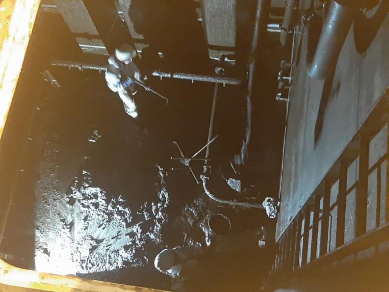 Travaux sur cuves industrielles